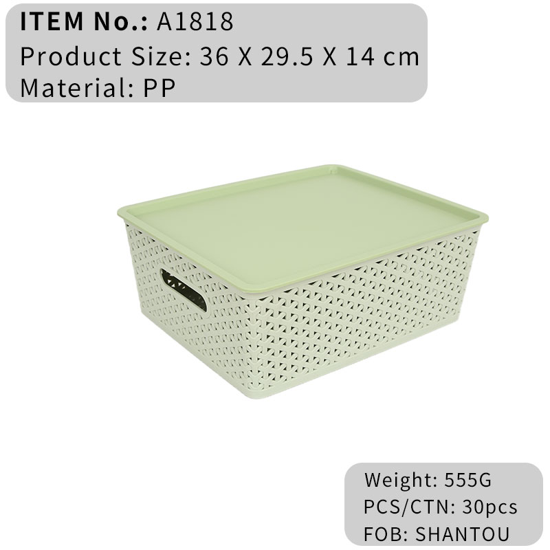 1818 Basket with lid