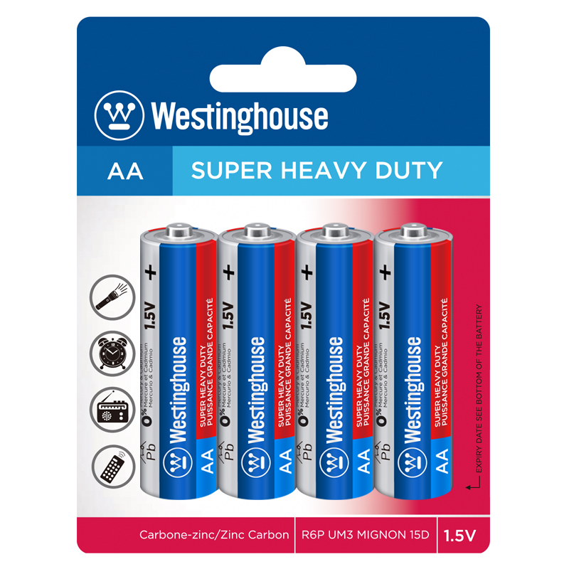 Zinc Carbon Battery WZ-FS-R6P-BP4W