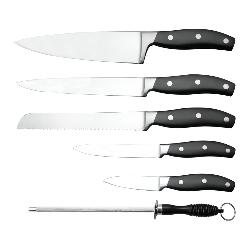 5s steel head kitchen knife with knife sharpener