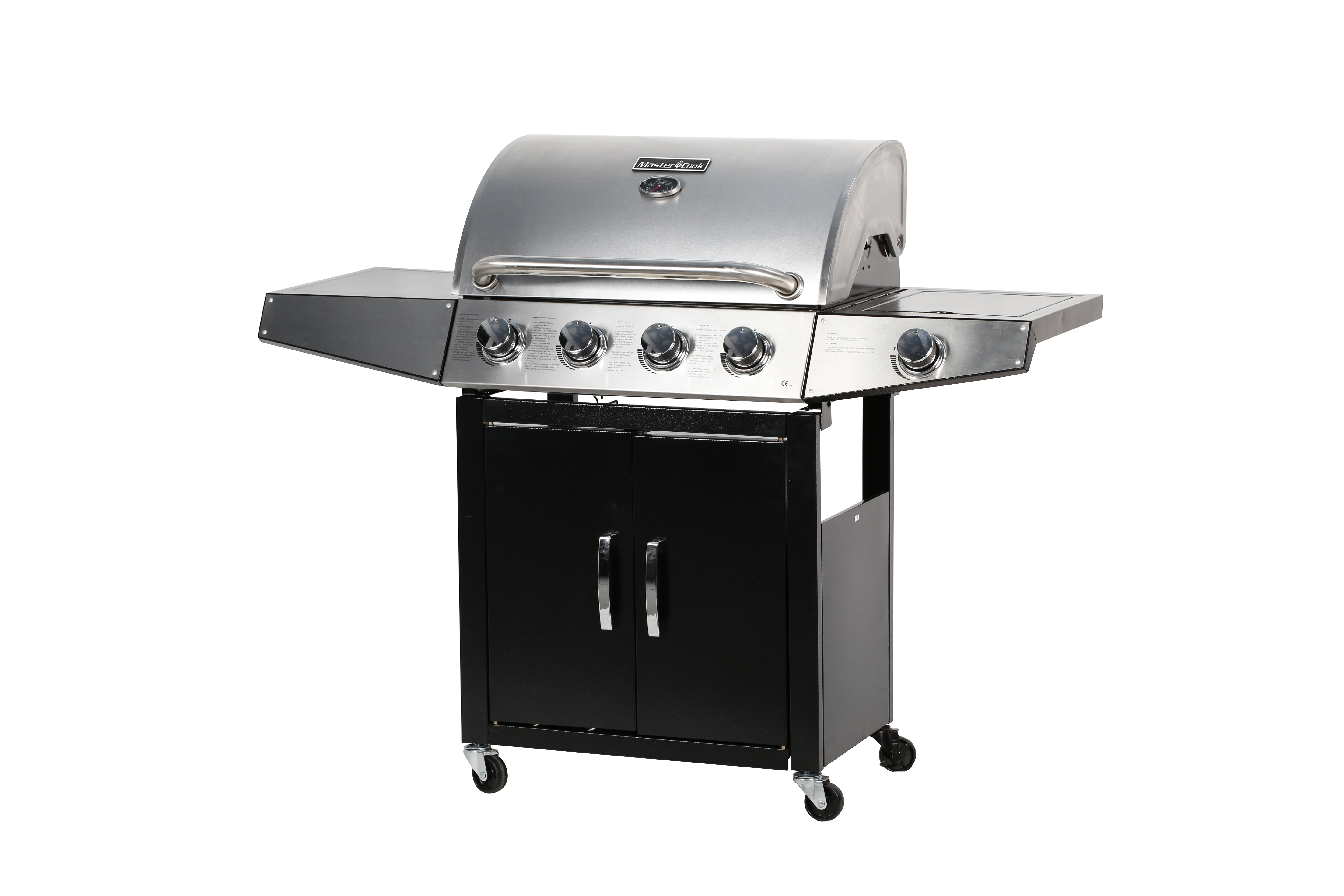 4+1 burner gas grill