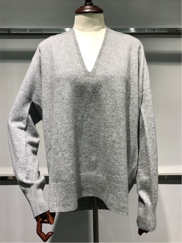 Whole garment cashmere sweater for lady