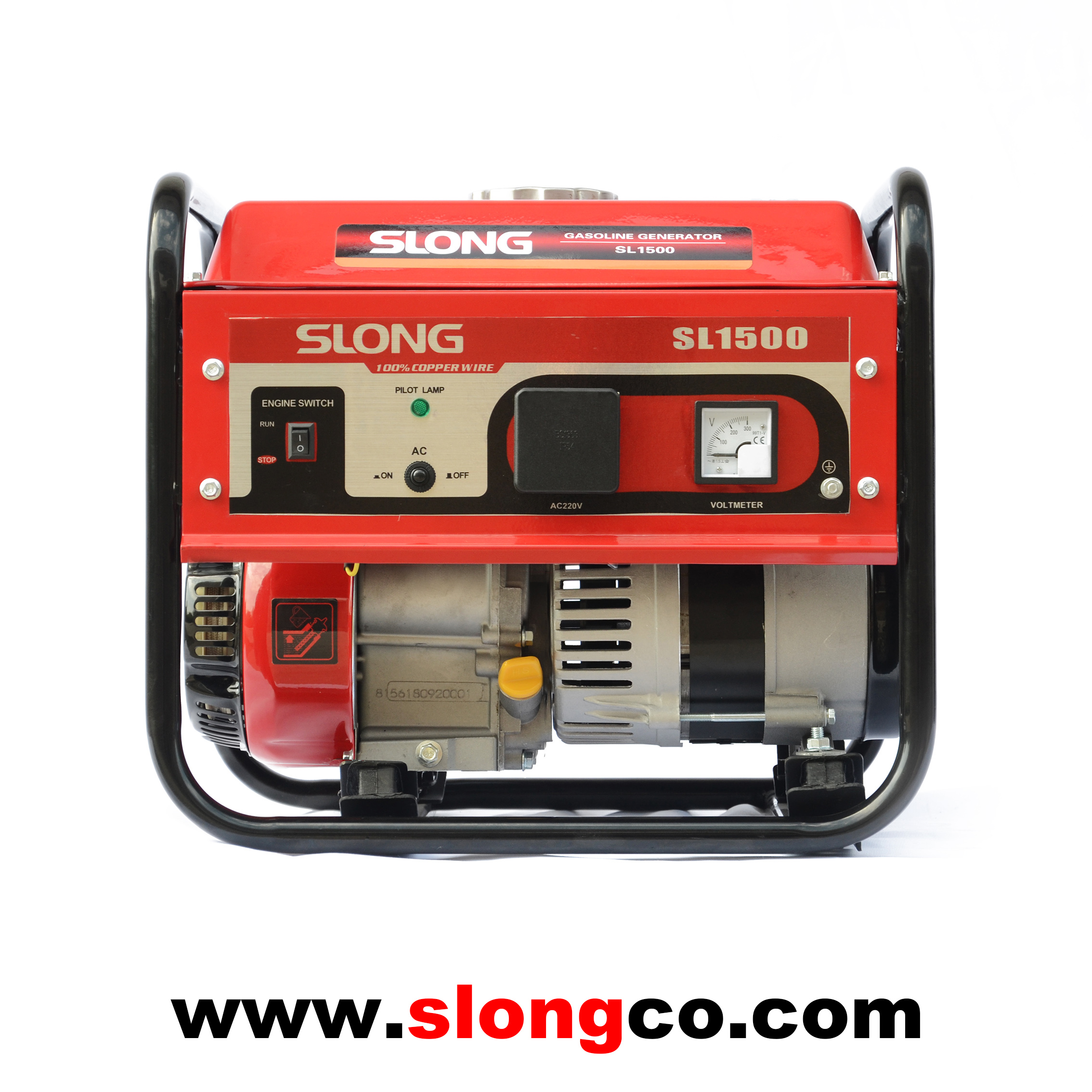 SLONG rated output 1000 watts (1.0/1.2kw）gasoline generator