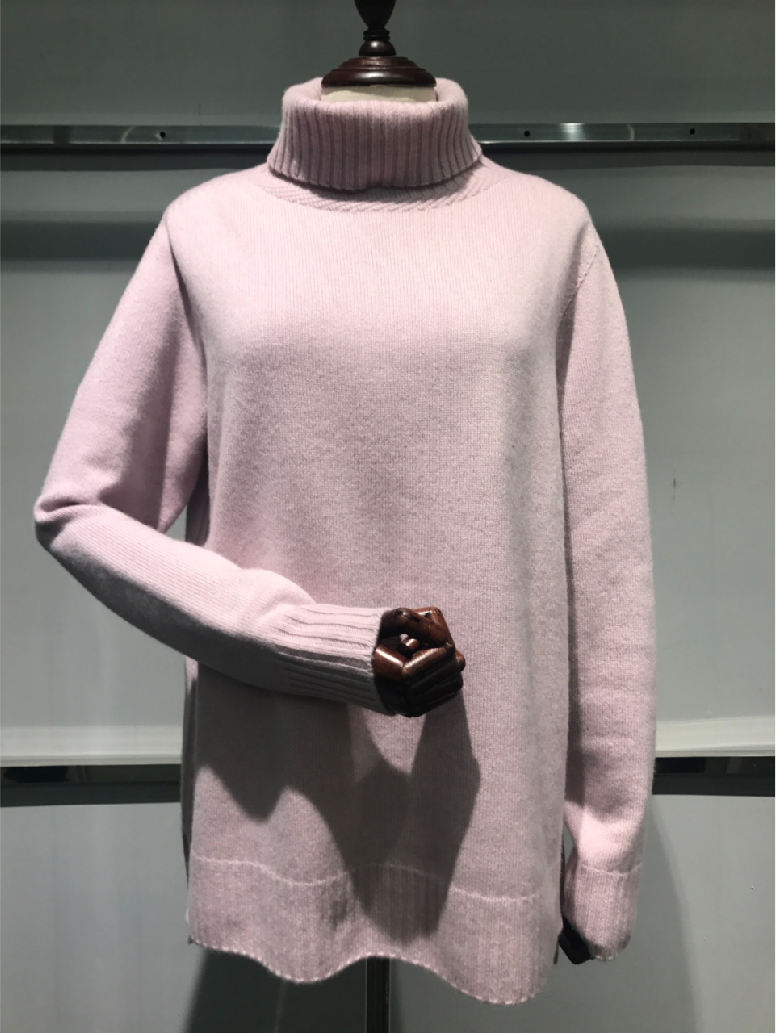 Whole garment cashmere sweater for lady