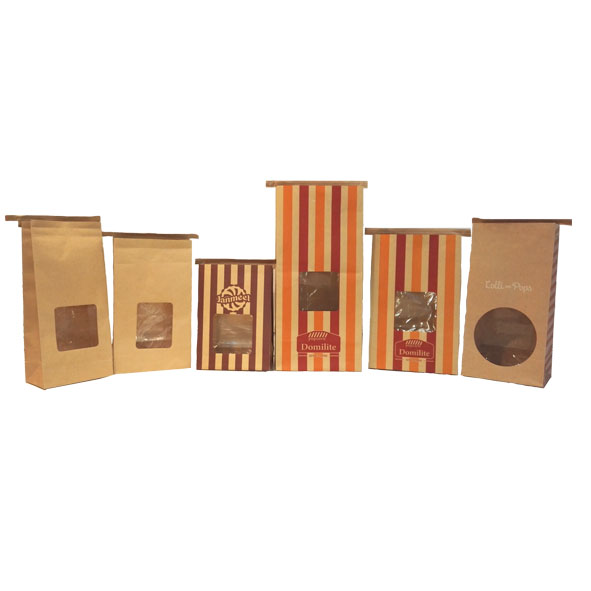 Tin Tie Bag With Window