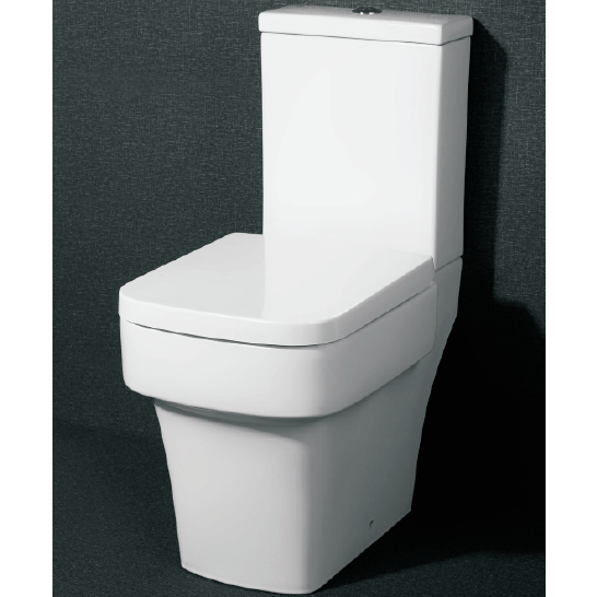 Powerful Rimless two piece toilet