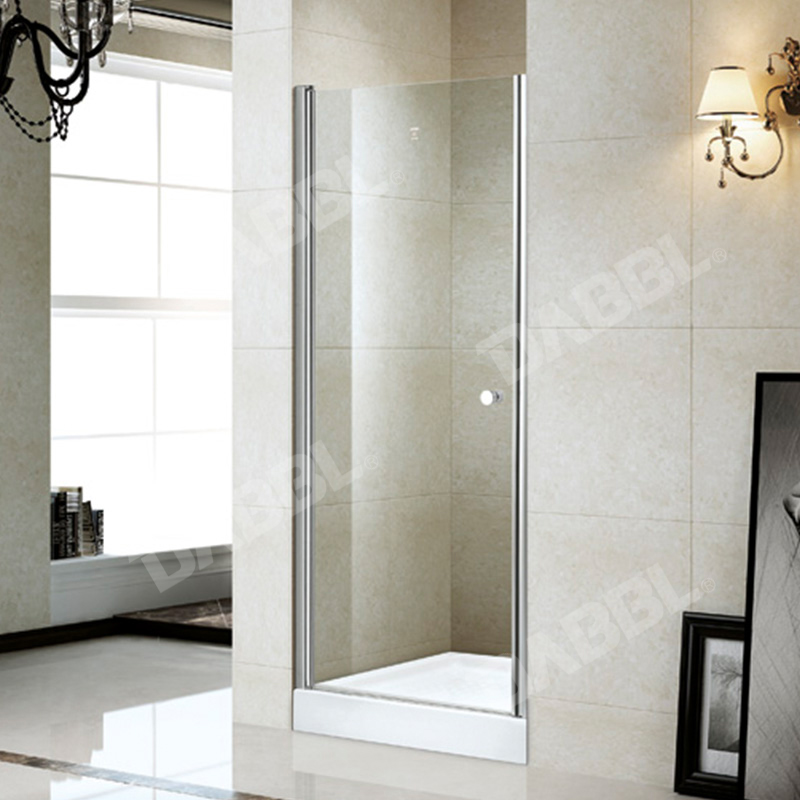 bath screen,Screen single pivot door, pivot screen,tempered glass shower room,simple shower enclosure