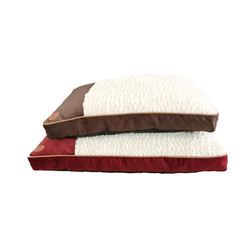 2020 new crocodile color contrast splicing pet bed mat