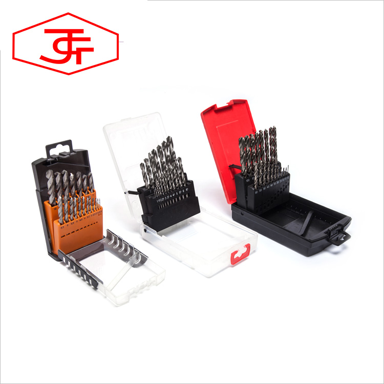 19pcs HSS4241 Drill Bits Set for Metal Aluminum