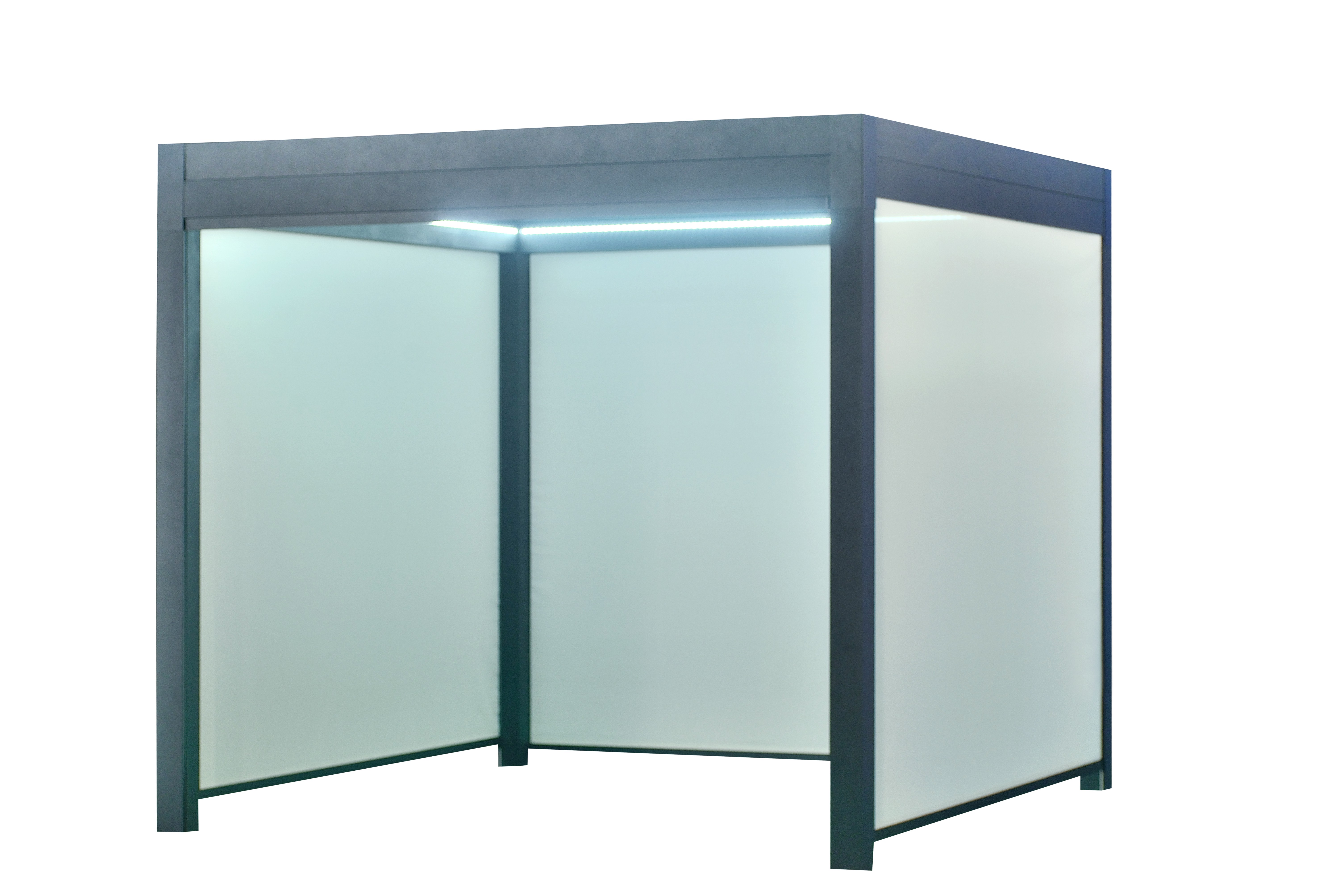 Backyard or Patio Shade Pergola with LED