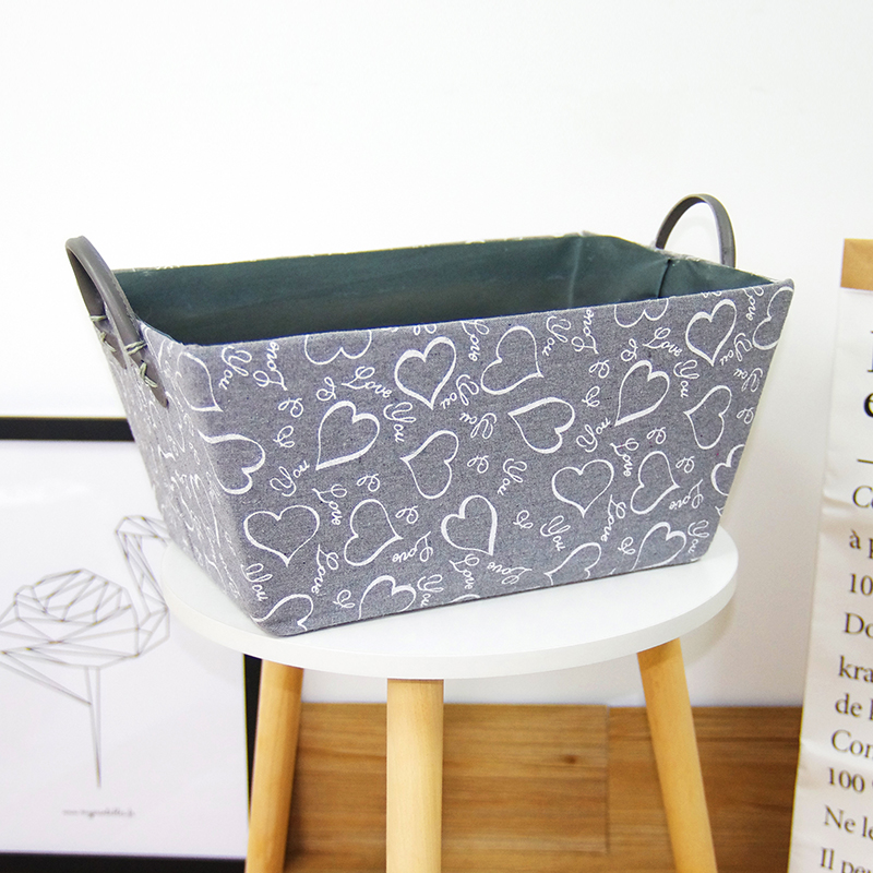 Canvas storage box