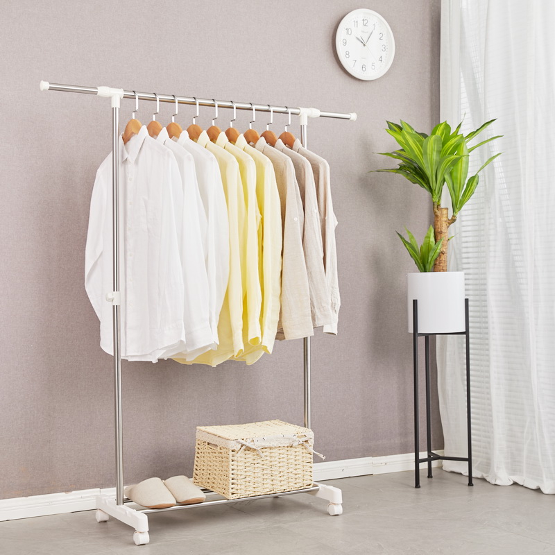 Stainless steel ground clothes horse clothes drying rack