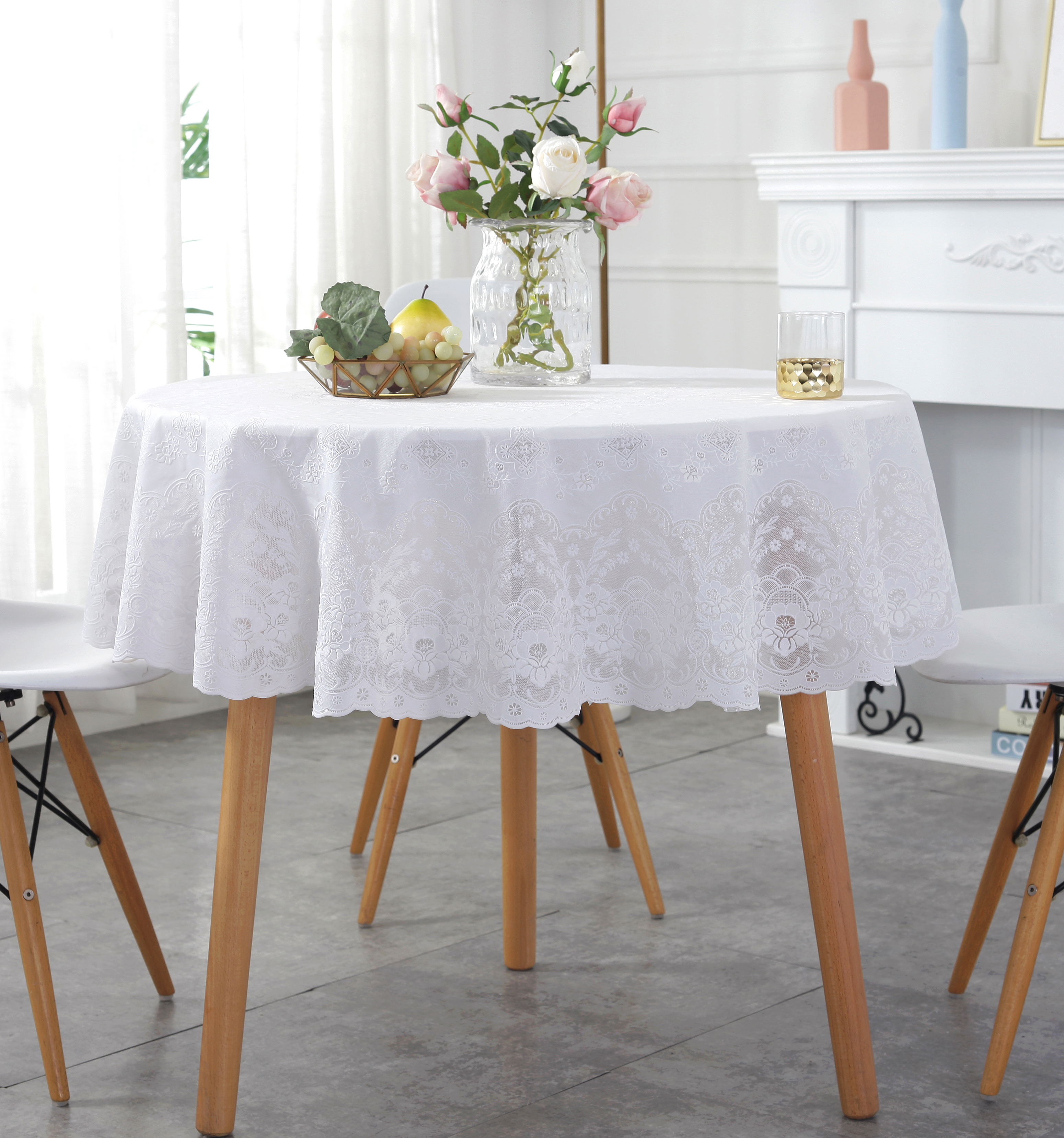Lace PVC Tablecloth