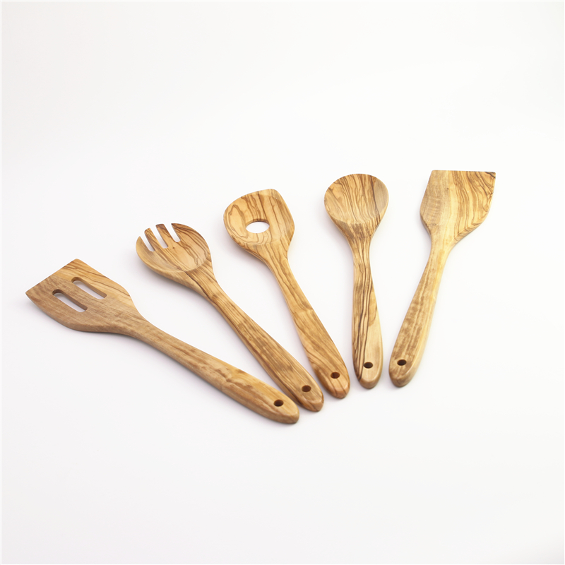 Cookware Olive wood spoon cooking set