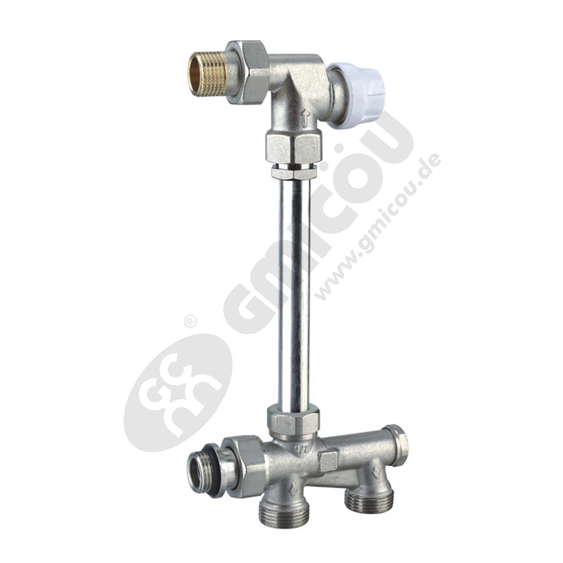 F-mode radiator valve with single-double side
