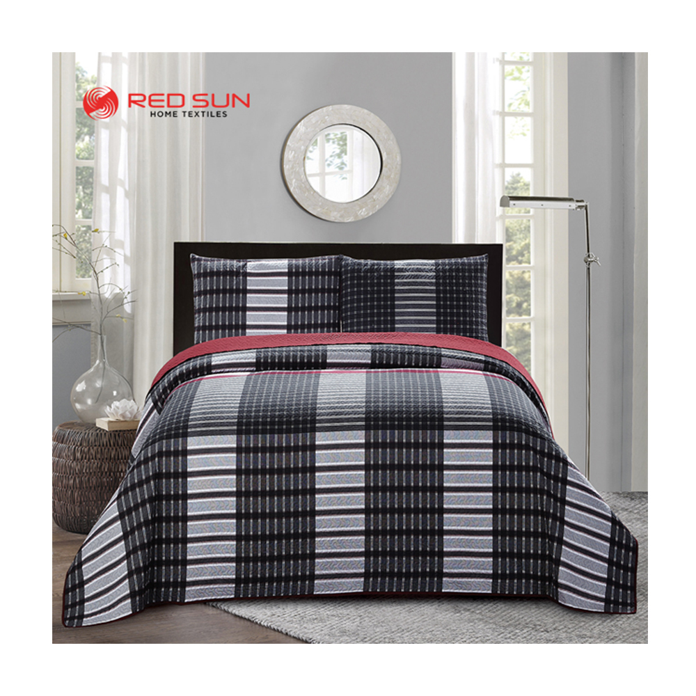 Ultrasonic bedspread 3pcs sets