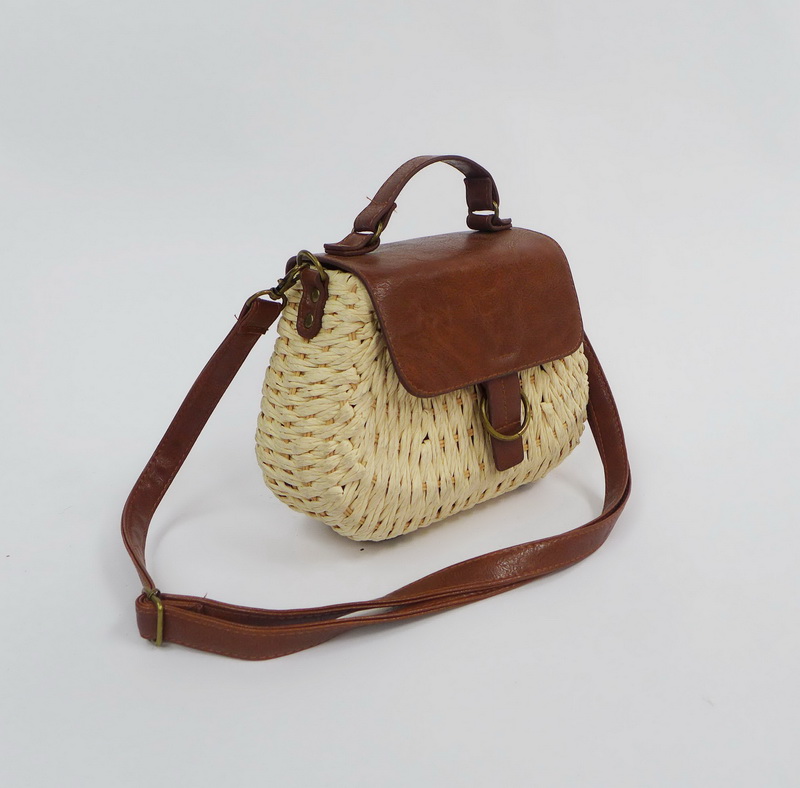 A paper messenger bag