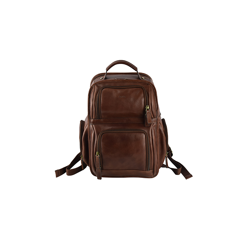 Genuine leather backpack