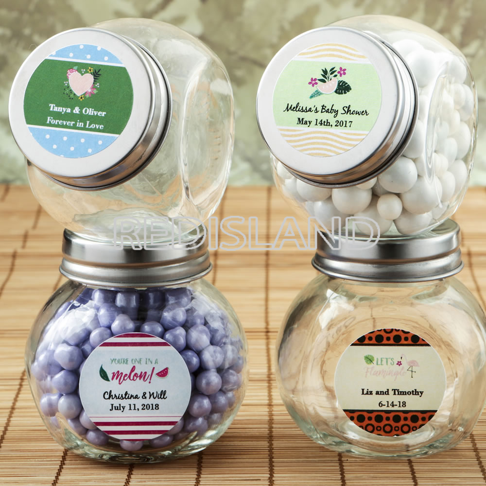 round glass bottle