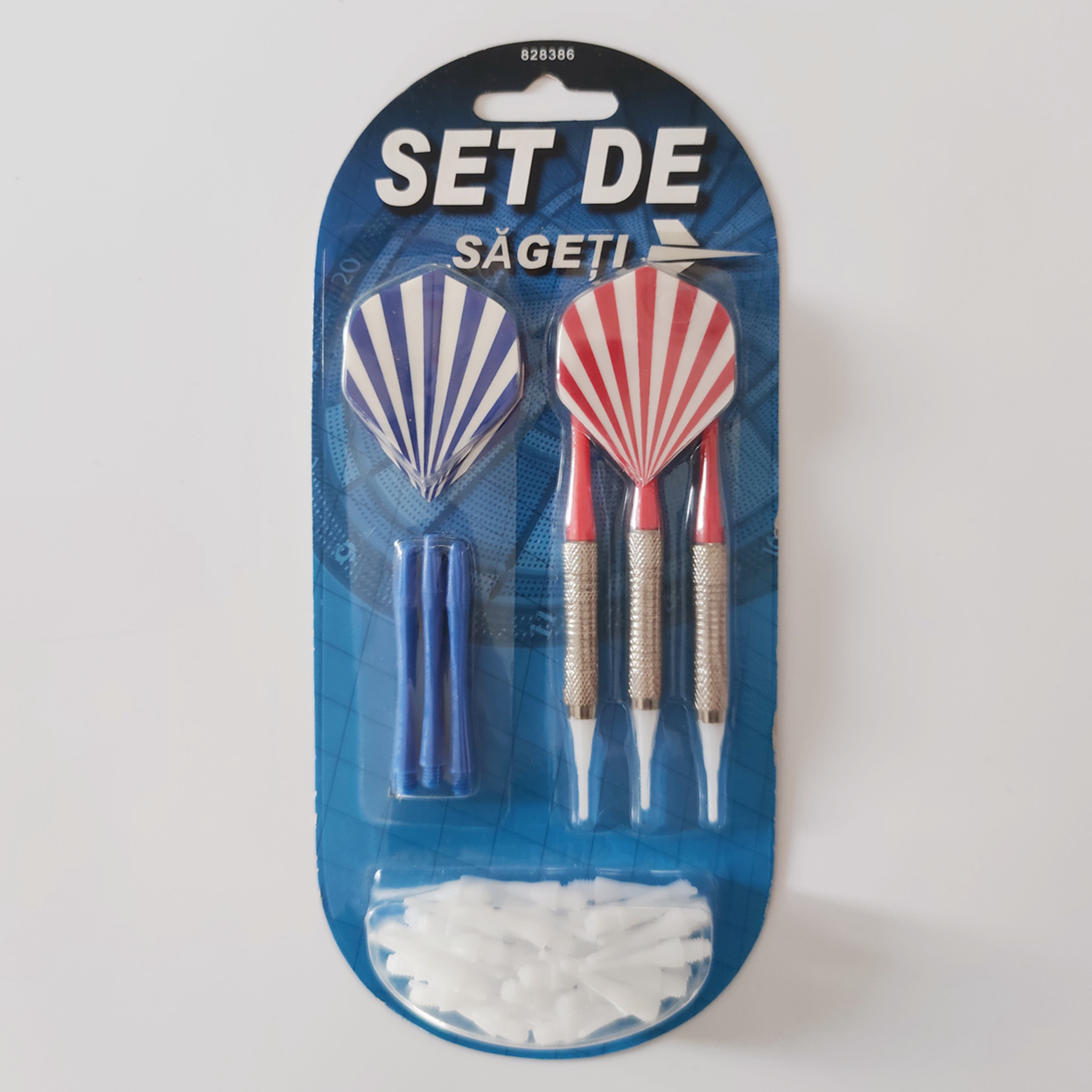 3pcs nickel plated soft tips safety darts with replacement tips