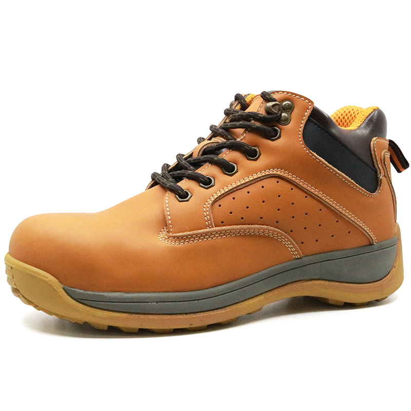Anti slip steel toe puncture proof anti static industrial safety shoes