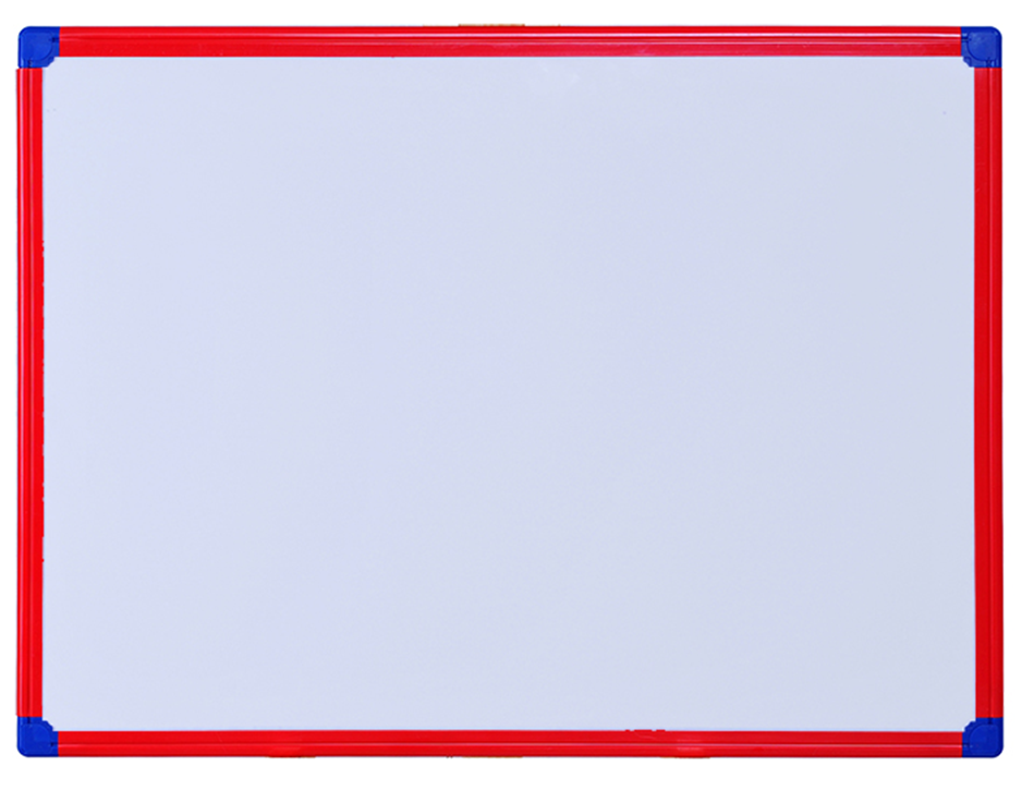 Plastic frame white board