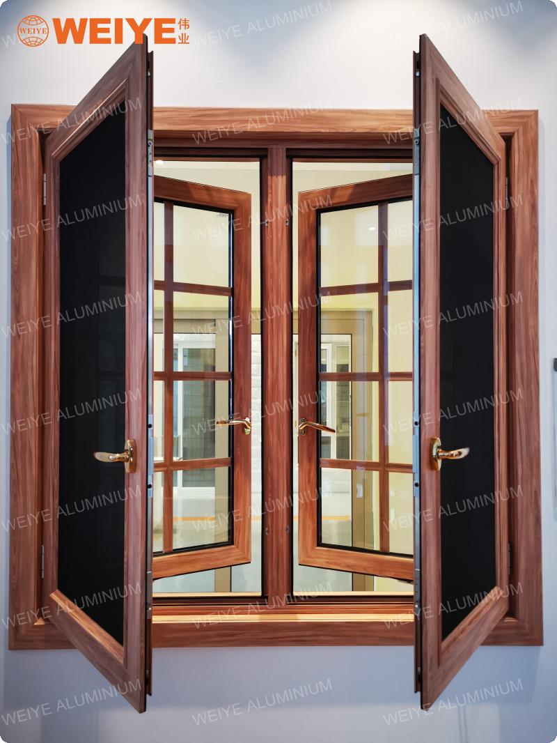Thermal break aluminum casement window