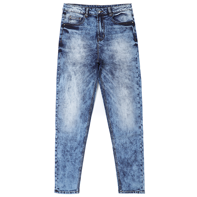 New style bleach wash jeans men's denim jeans trousers sinny jeans G2090