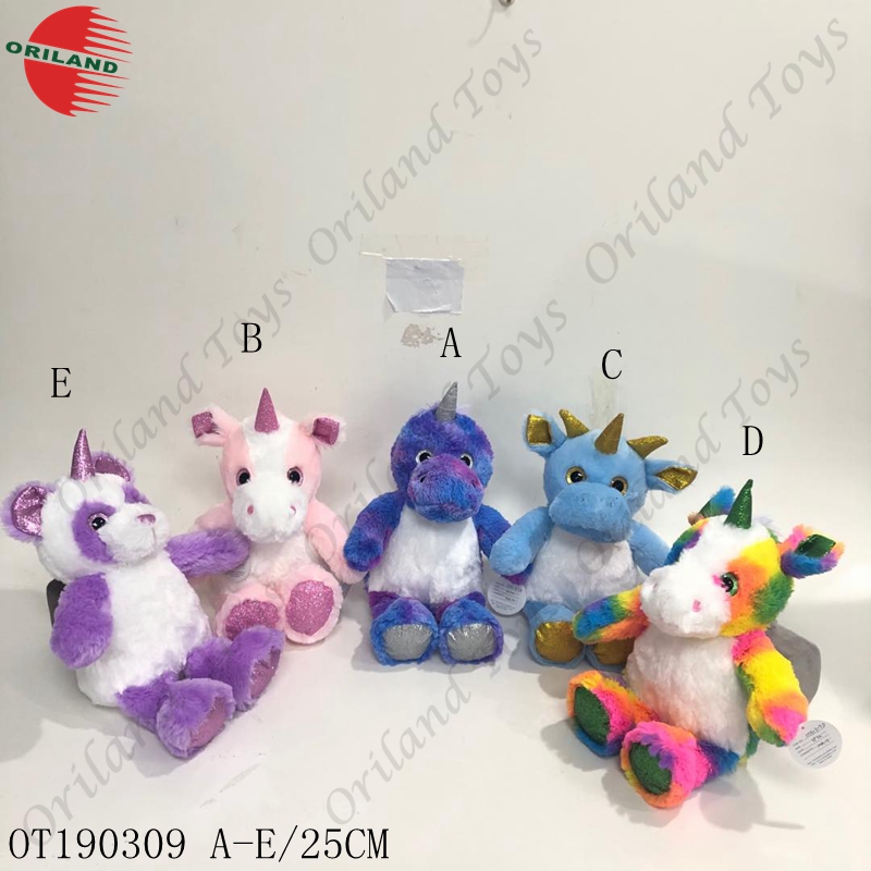 Oriland cute big eyes unicorn stuffed animal toys customized wholesale plush manufacturer