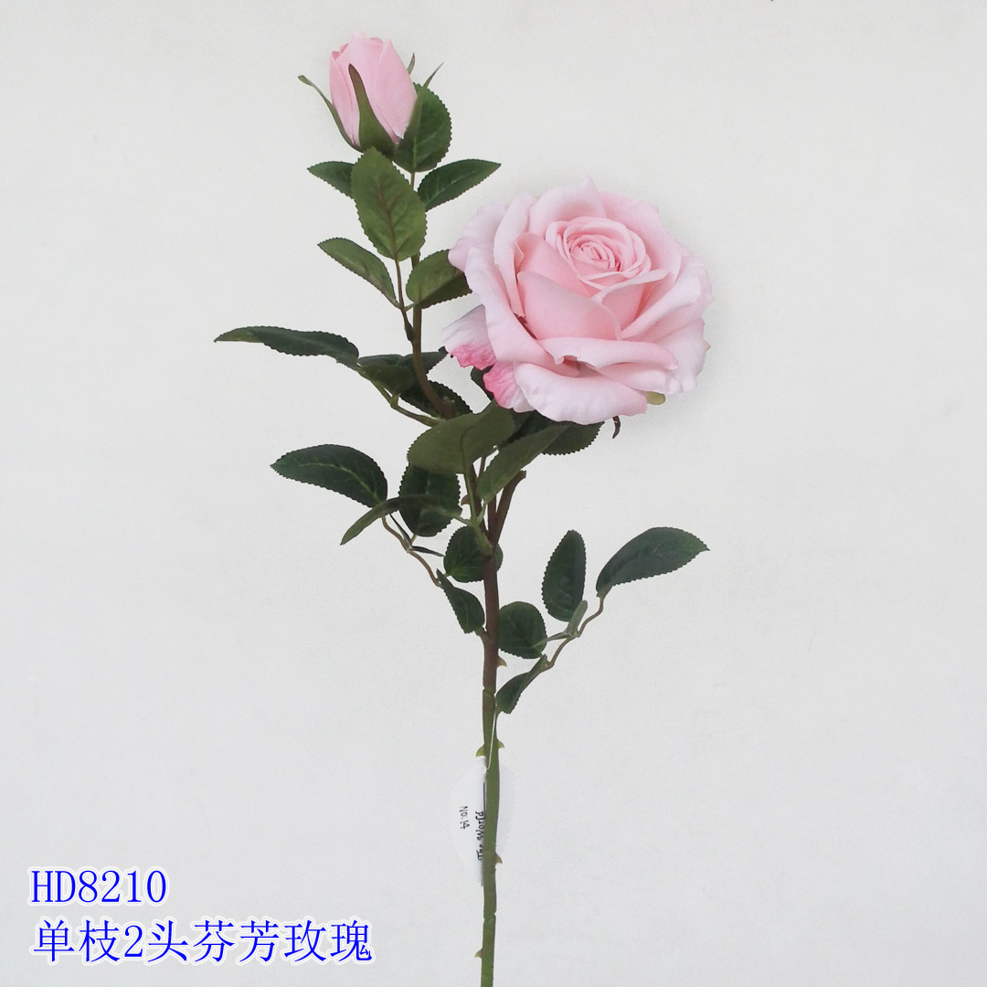 ! 0.64m Artificial Flower Artifical flowers factory home decoration wedding bridal Single Rose X 2