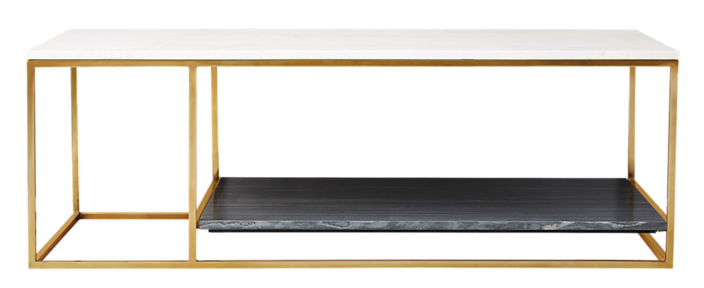Faux Marble Coffee Table