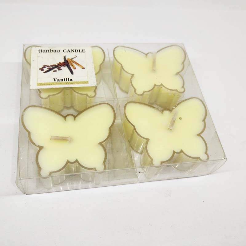 Art shaped ealight candle glass candle paraffin wax soy wax scented