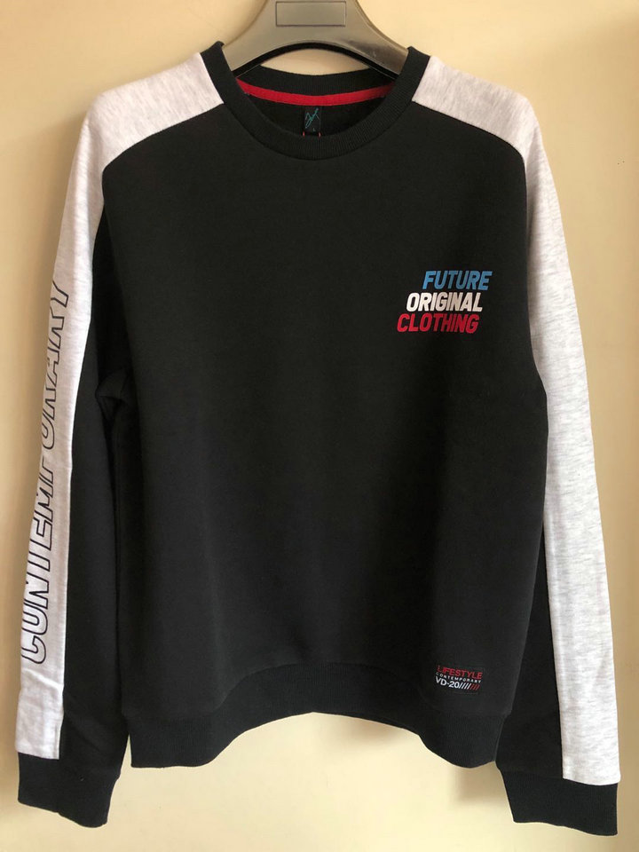 Nens Crew Neck Brushed Fleece Pullover