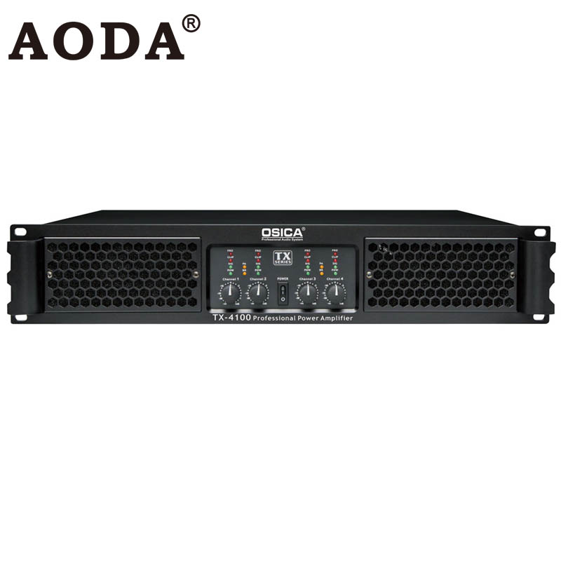 TX Series 4 Channels Switching power Professional Power Amplifier
