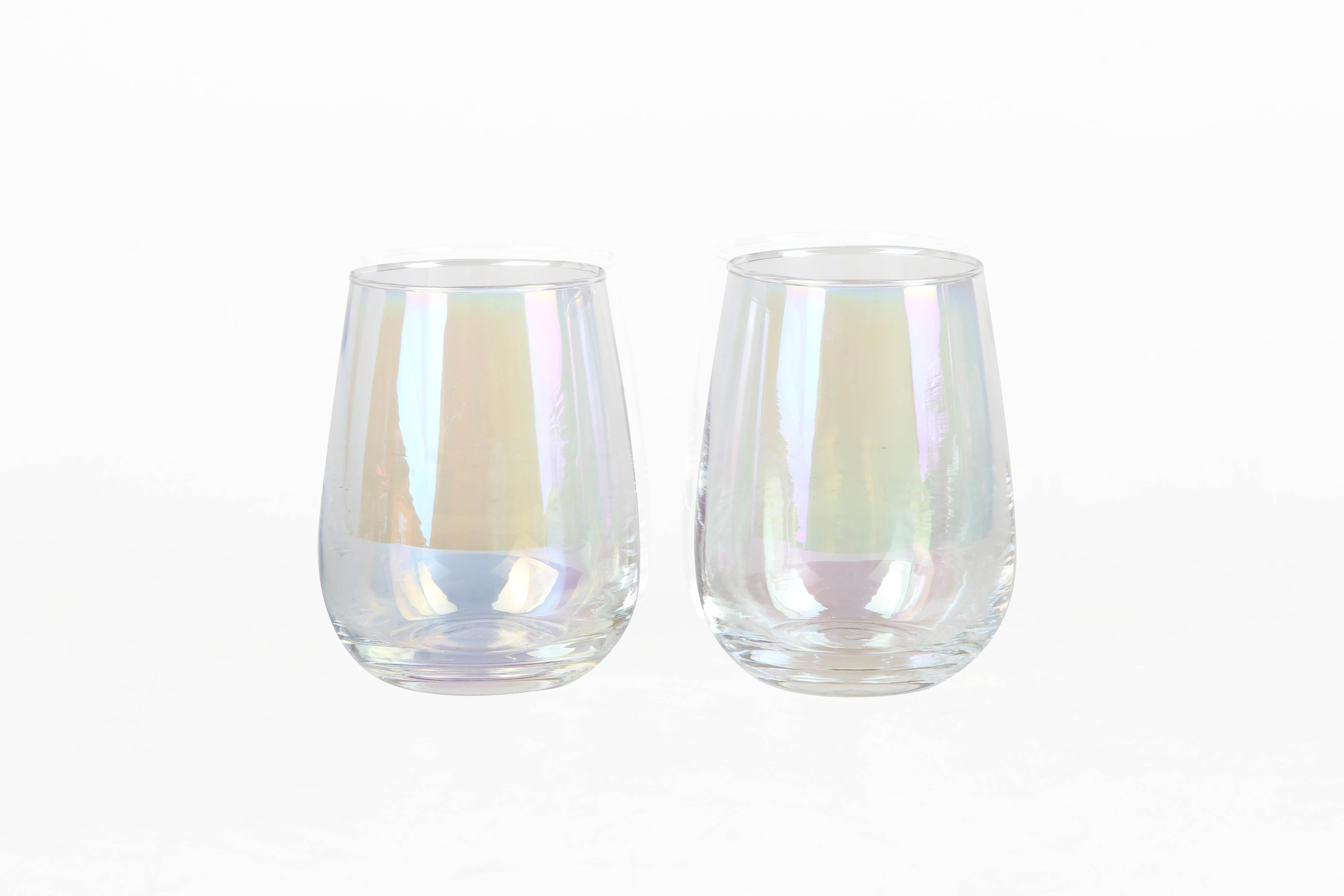 stemless wine glass