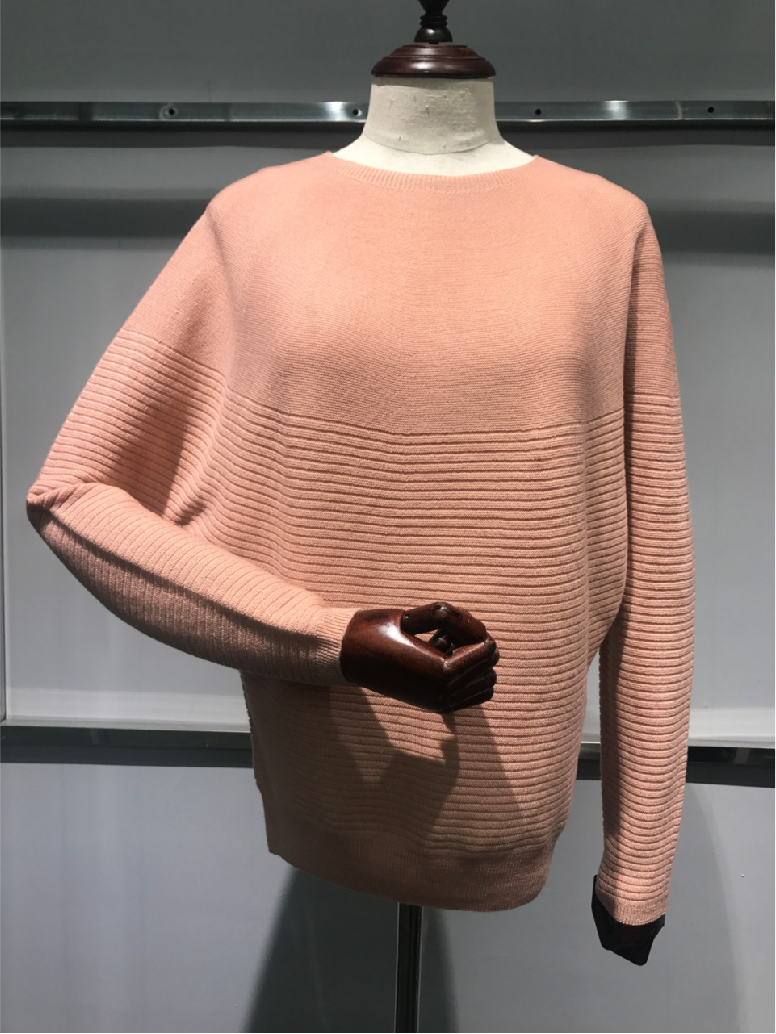 Whole garment cashmere sweater for lady