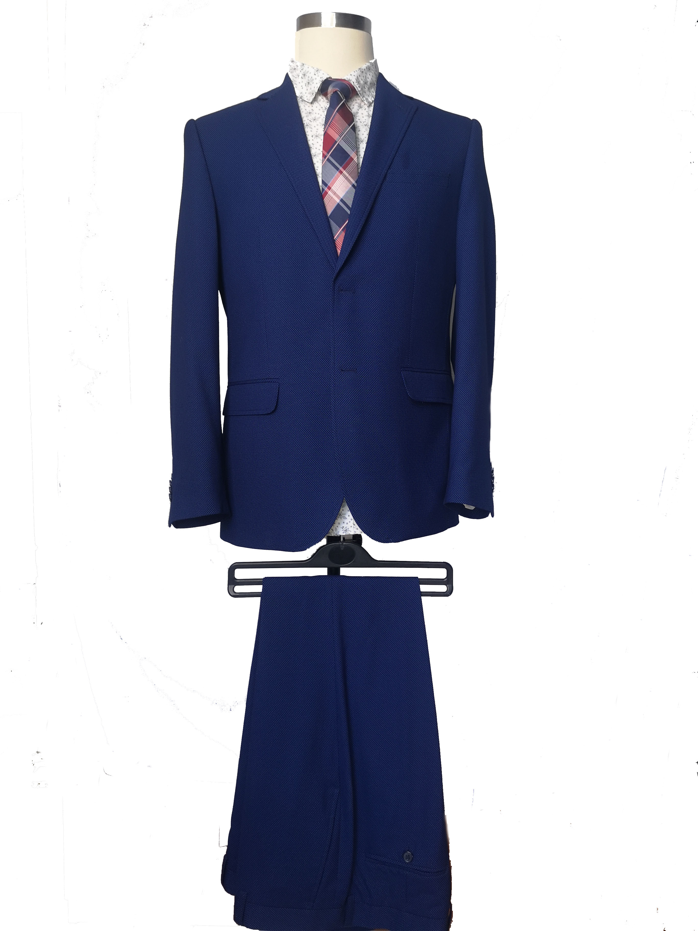 Navy Men's Regular Fit Basic Design Suits