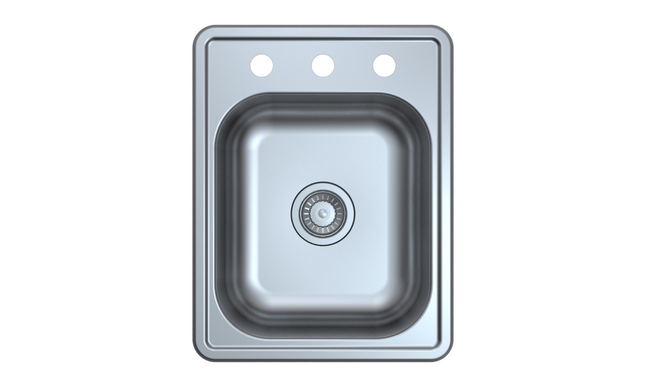 Stainless Steel Drop-in Single Bowl sink
