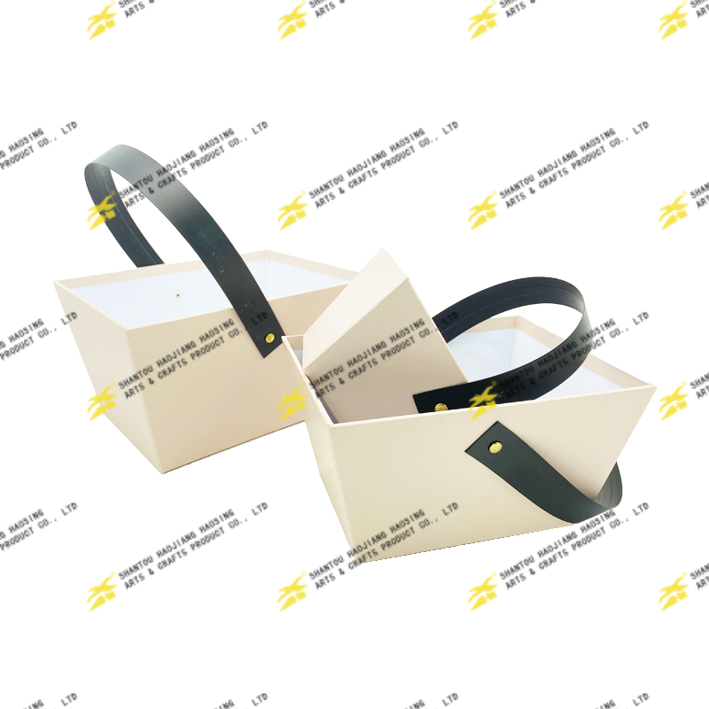 Desk Rubbish Bin With PVC Handle Set Of 3