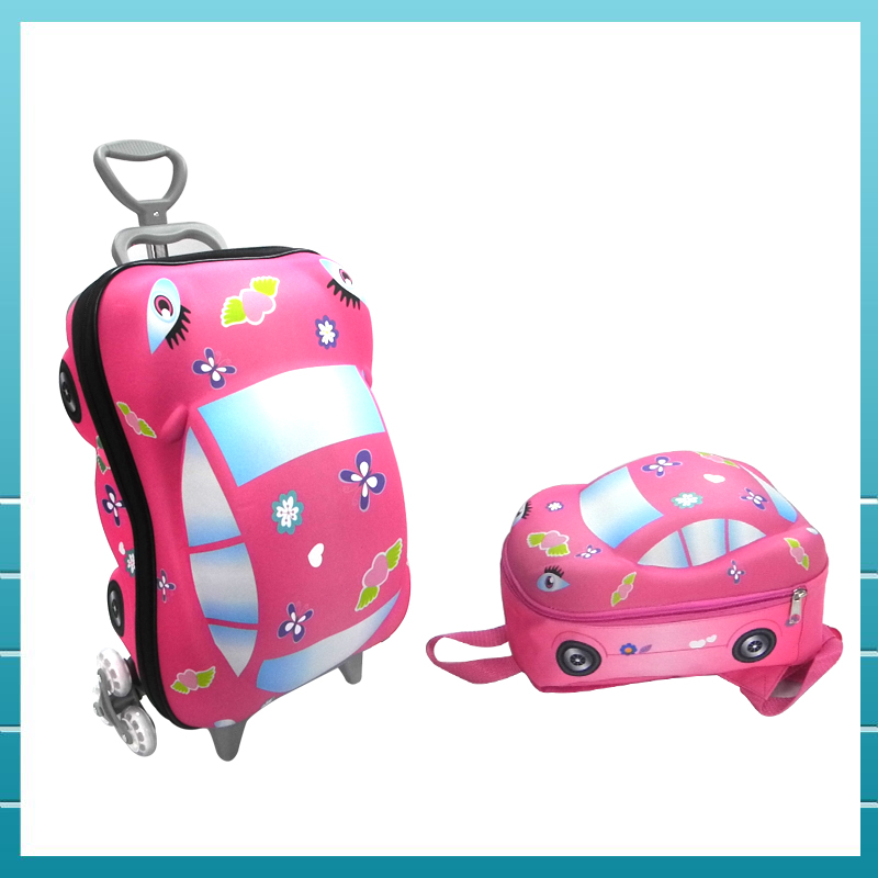EVA School Bag 3D TOLLEY BAG 3D BAG WITH WHEELS