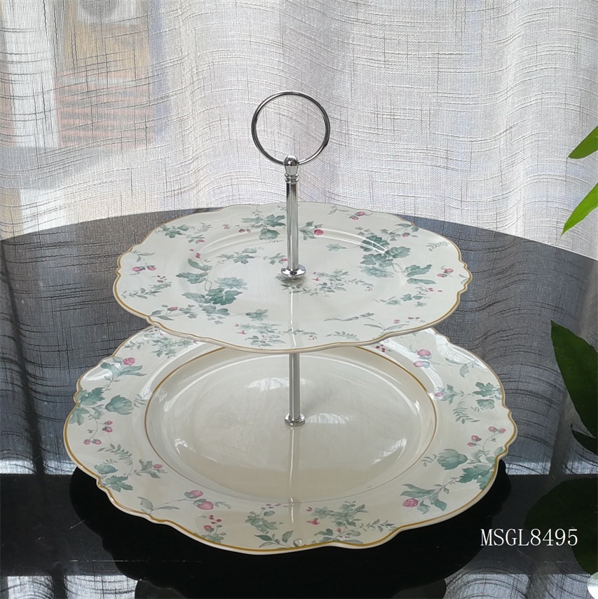 2-tier cake stand