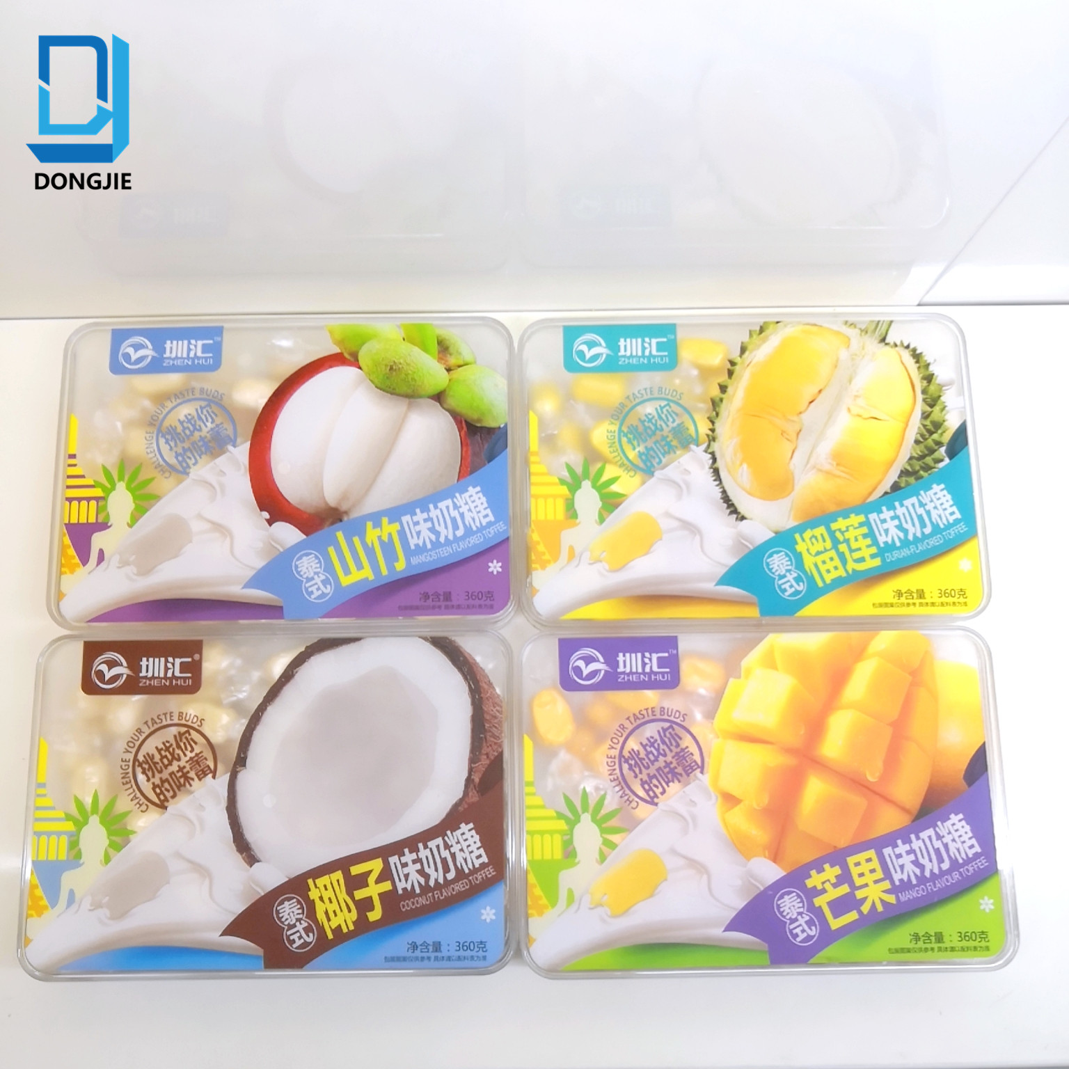 *Fruit flavor milk candy (coconut flavor,durian flavor, mango flavor,mangosteen flavor )