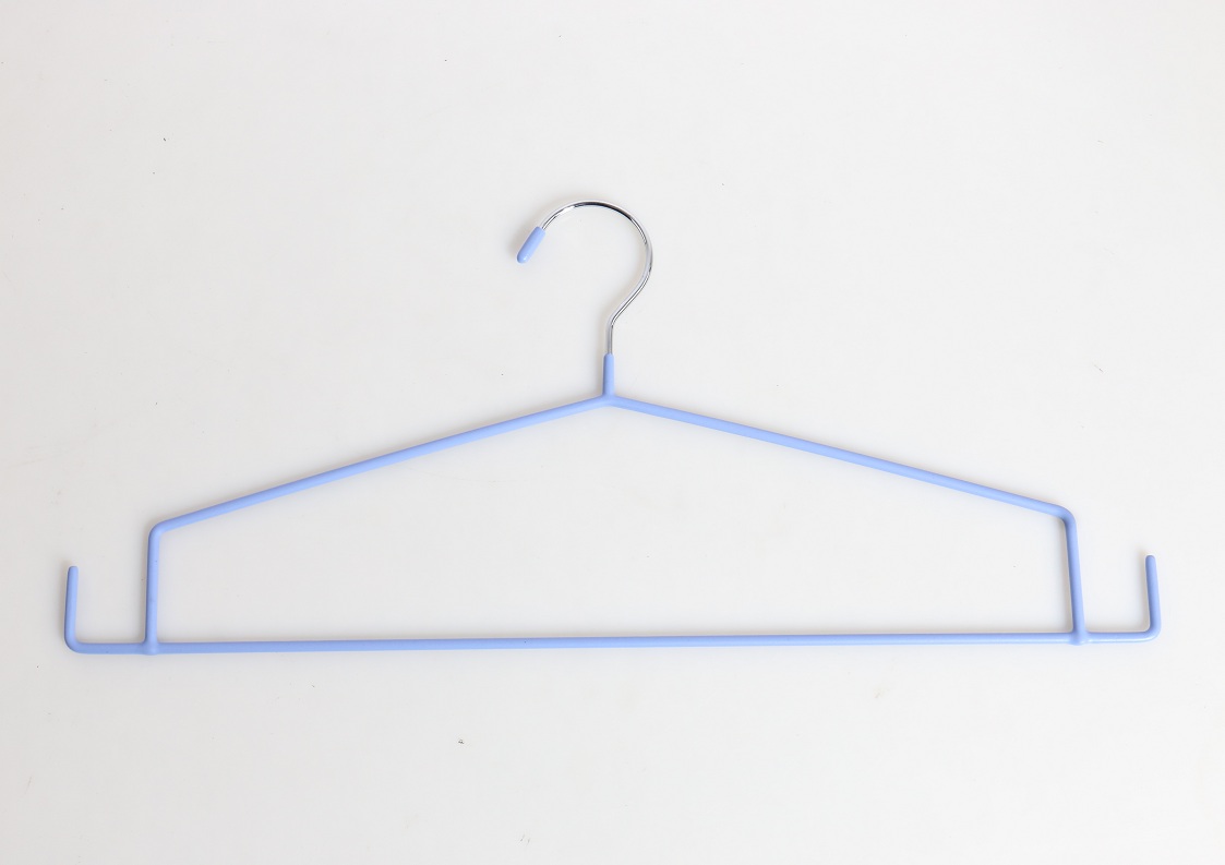 Cheap PVC Coated Non Slip Metal Hangers Skirts Hanger