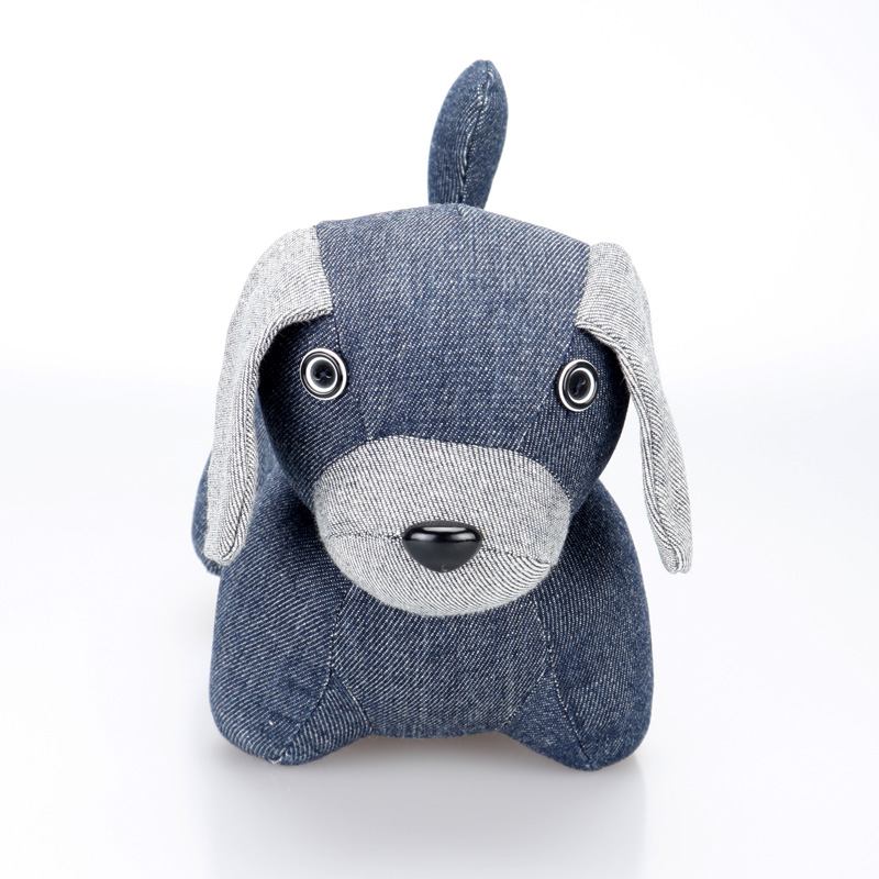 Jean Stuffed dog toy for home decoration