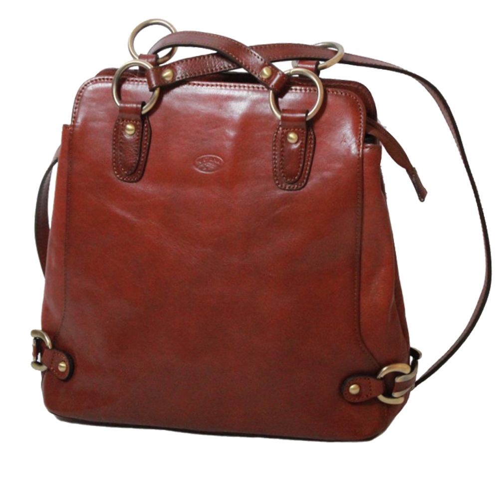 Genuine leather backpack