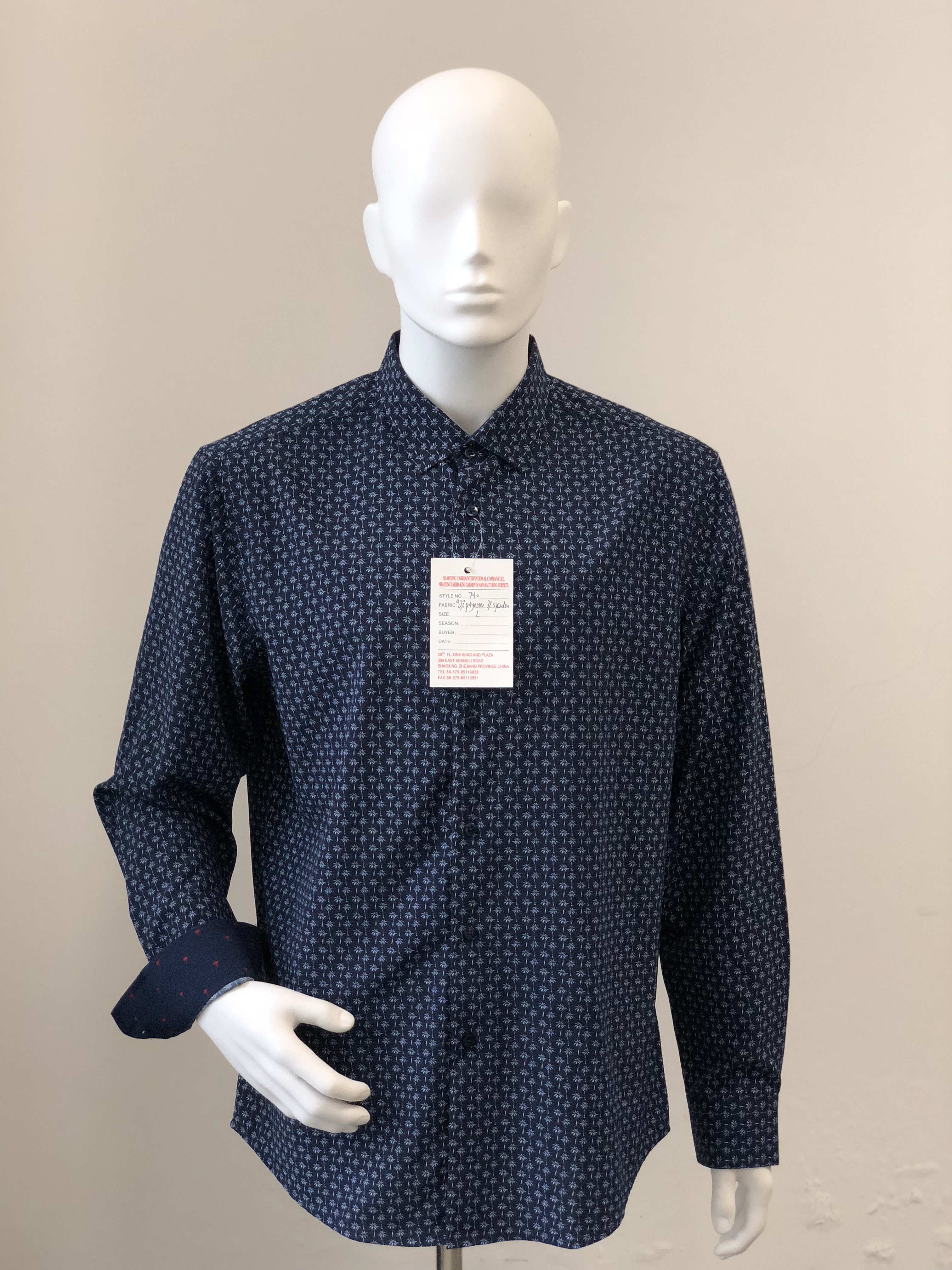 Men's shirts， woven shirts, men's stretch shirts