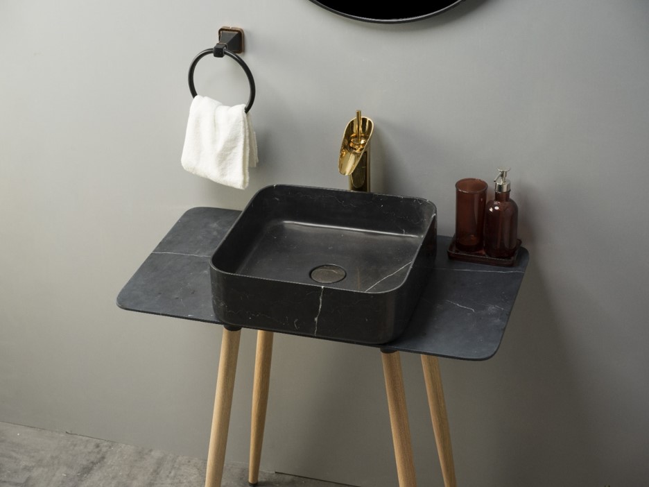SLS4013BM Contemporary Design Wash Basin in Natural Marble