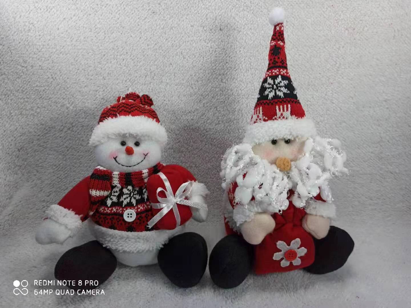 Christmas snowman Santa Claus
