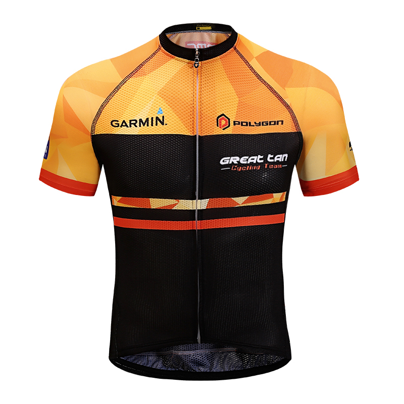 Colorful Low MOQ 10pcs Custom Designs Sublimation Printing Dry Fit Short Sleeve Cycling Jersey
