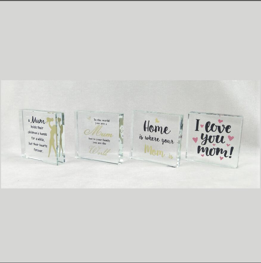 Glass Message Block