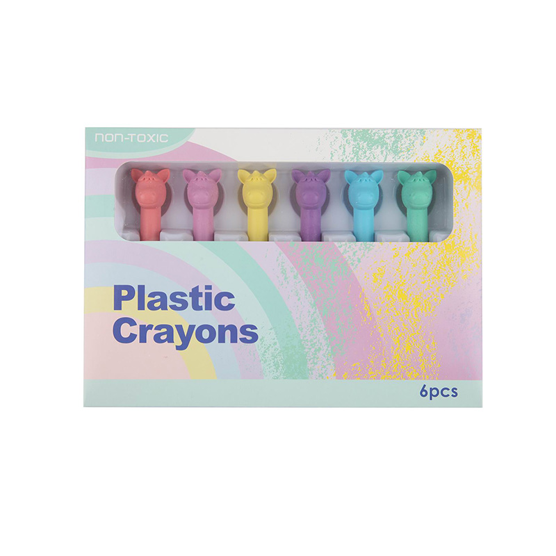 Plastic crayons
